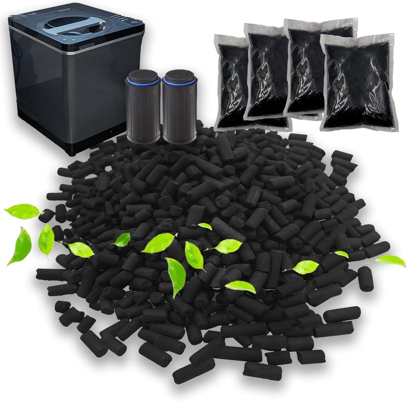 PurifyLogix 4 Pack Odor Absorbing Filter Refills for Vitamix FC-50-SP Foodcycler Smart Waste Composter, Replacement Activated Charcoal Filters Compatible with Vitamix Electric Compost Bin - Image 1
